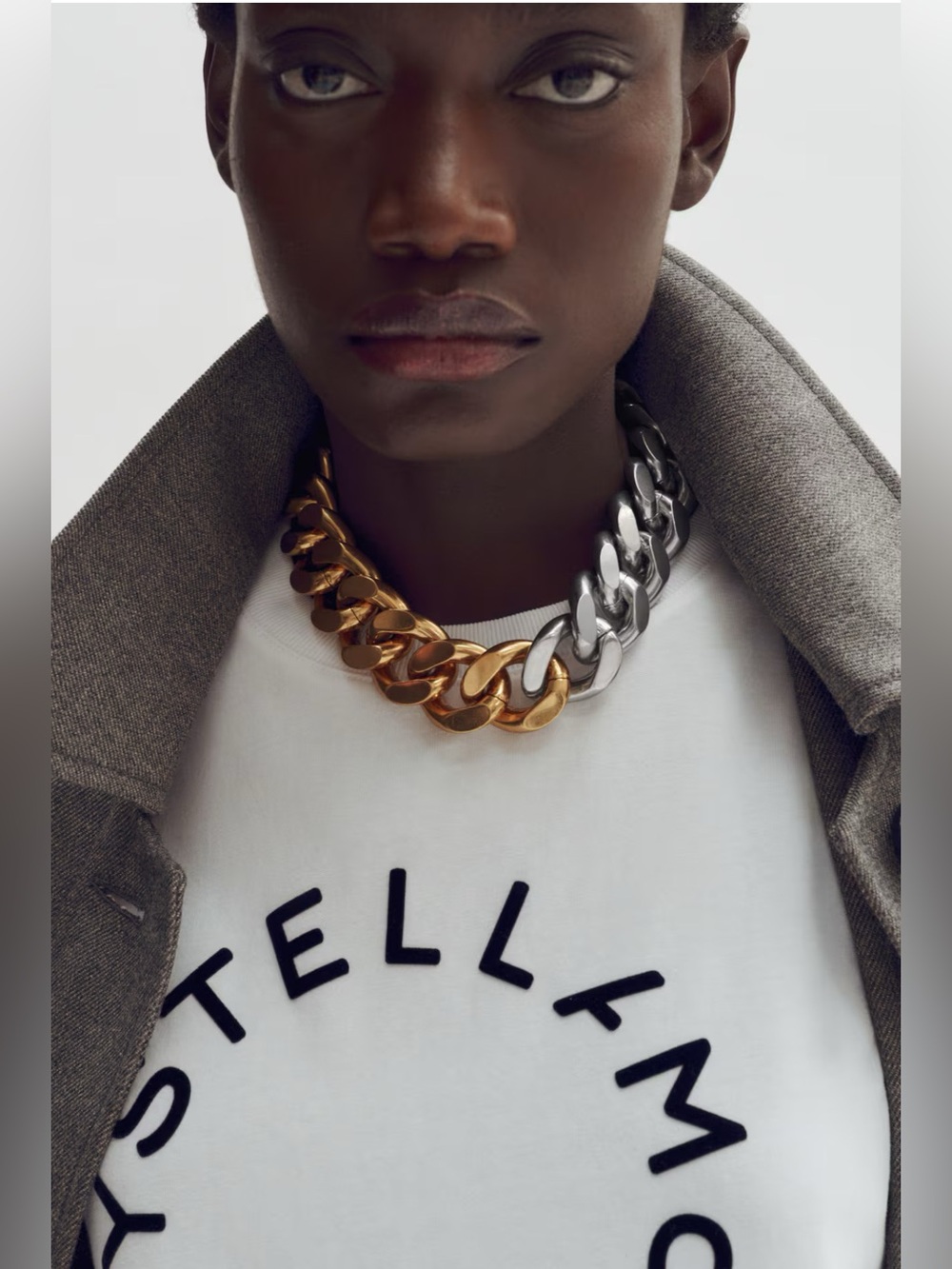 Stella McCartney X HM two tone necklace